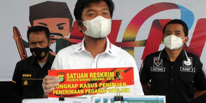 Polisi Tangkap Pelaku Penipuan Modus Rekrutmen Pegawai Tetap di Citilink