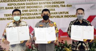 Polda Banten Bersama BRI dan PT Dwi Griya Sejahtera Jalin Kerjasama Penyediaan Perumahan Anggota Polri