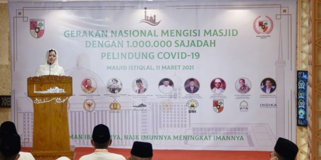 Ketua DPR RI Apresiasi Gerakan Pemberian 1 Juta Sajadah Pelindung Covid-19