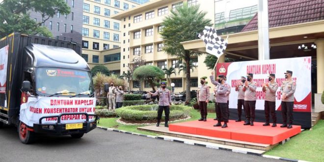 Kapolri Luncurkan Bantuan 1.000 Oksigen Konsentrator Bantu Warga Yang Terpapar Covid-19