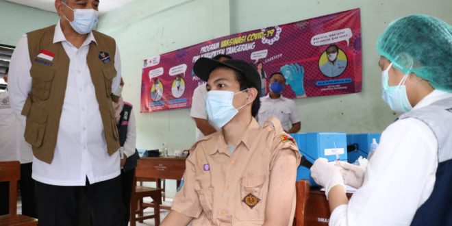 Pemerintah Kabupaten Tangerang Terus Lakukan Vaksinasi Bagi Para Pelajar