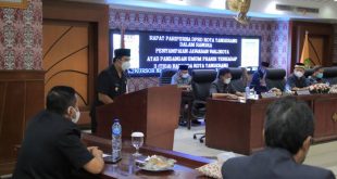 Walikota Tangerang Beri Jawaban atas Tiga Raperda Dalam Rapat Paripurna DPRD