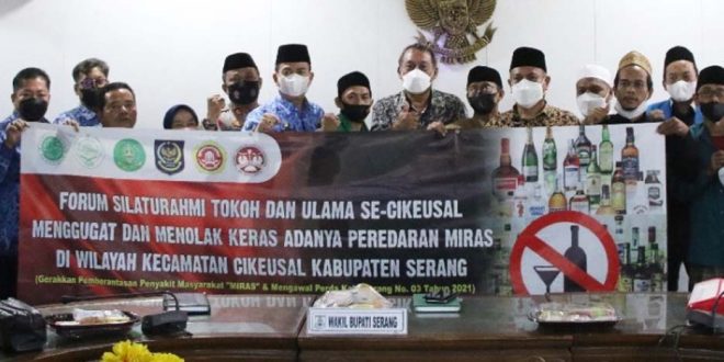 Pemkab Serang Apresiasi Pemberantasan Miras oleh Tokoh dan Ulama