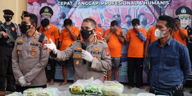 Polda Banten Ungkap Upaya Penyelundupan 23 Kg Sabu di Pandeglang