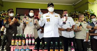 Satpol PP Kota Tangsel Berhasil Sita 6.420 Botol Minuman Keras