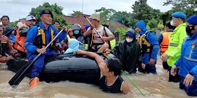 BPBD Kabupaten Serang Lakukan Penanganan di Wilayah Terdampak Banjir