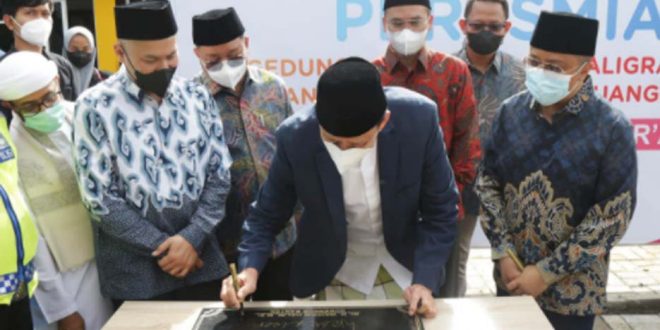 Gubernur Banten Resmikan Gedung Workshop Kaligrafi Daarul Qur'an