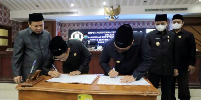 Laporan Pelaksanaan APBD 2021 Disetujui DPRD Kota Tangerang