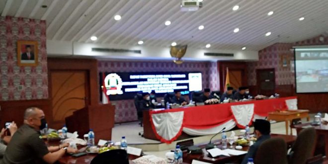 DPRD Kota Tangerang Gelar Paripurna Agenda Pengesahan KUA PPAS Tahun 2023