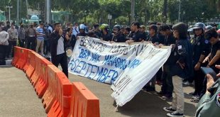 Mahasiswa UMT Gelar Aksi Unjuk Rasa Tolak Kenaikan Harga BBM