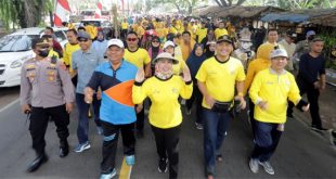 Bupati Tatu Gelar Jalan Sehat Peringati HUT Kabupaten Serang ke-496