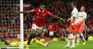 ManUnited 1-0 West Ham: Rashford Cetak Gol ke-100 untuk Setan Merah