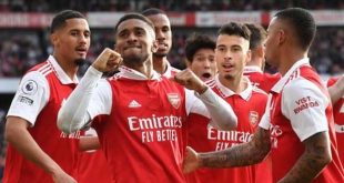 Arsenal 5-0 Nottingham: The Gunners Bangkit di Klasemen Liga Premier