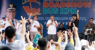 Roadshow Bus KPK Sosialisasi Antikorupsi di Tangsel Berjalan Sukses