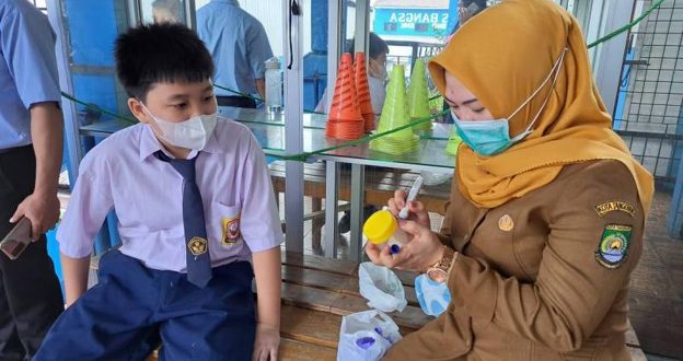 Puskesmas Gebang Raya Lakukan Skrining Cegah Penularan TBC di Sekolah