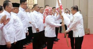 Jusuf Kalla Lantik Pengurus PMI Banten Masa Bhakti 2022-2027