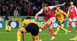 Wolves 0-2 Arsenal: Martin Odegaard Mencetak Dua Gol Kemenangan