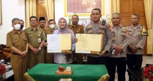 Pemkab Dan Polres Pandeglang Teken Kerjasama Bidang Ketertiban Umum