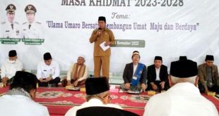 Walikota Syafrudin Hadiri Pengukuhan MUI Masa Khidmat 2023-2028