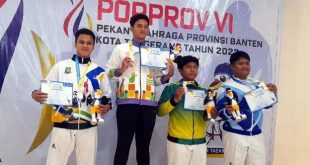 Anggota Polres Metro Juara 2 Cabor Taekwondo Porprov VI Banten