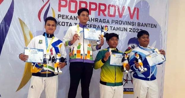 Anggota Polres Metro Juara 2 Cabor Taekwondo Porprov VI Banten