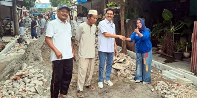 Anggota Komisi IV DPRD Tinjau Rehabilitasi Infrastruktur di Karang Tengah