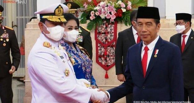 Presiden Jokowi Lantik Yudo Margono sebagai Panglima TNI