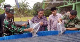 Pemkot dan Kodim 0602/Serang Tabur 10 Ribu Benih Ikan Lele