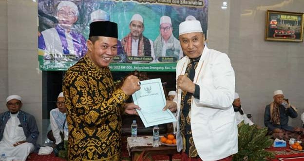 Walikota Syafrudin Hadiri Peringatan Isra Mi'raj di Legok Sukmajaya