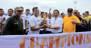 Kota Tangerang Juara Sepak Bola Antar Satpol PP se-Banten