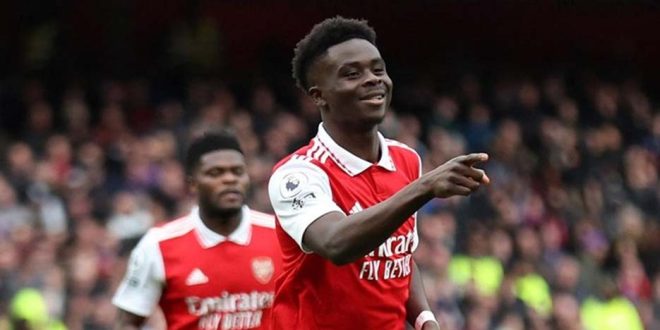 Arsenal 4-1 Crystal Palace: Bukayo Saka Mencetak Dua Gol
