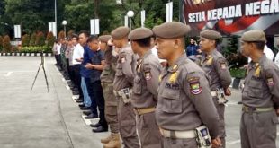 Satpol PP Kabupaten Tangerang dan TNI-POLRI Tertibkan Premanisme