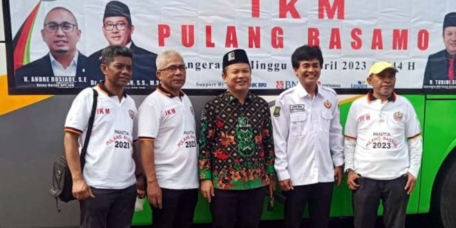 Turidi Susanto Lepas Ikatan Keluarga Minang Mudik Bersamo