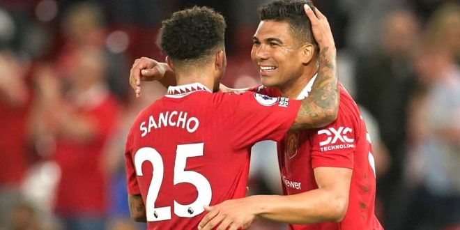 Manchester United 4-1 Chelsea: Casemiro Menginspirasi Kemenangan