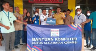 Kecamatan Kosambi Terima Bantuan Komputer dari CSR Indomaret