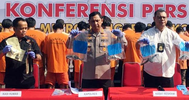 Puluhan Pelaku Curanmor Ditangkap, 3 Senjata Rakitan Disita