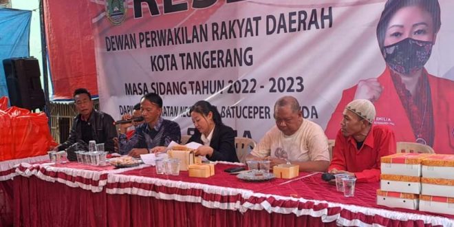 Anggota DPRD Kota Tangerang Epa Emilia Gelar Reses III di Karangsari