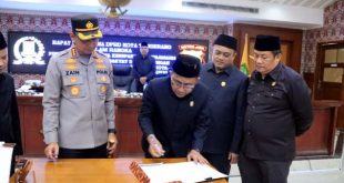 DPRD Kota Tangerang Tandatangani MoU Dengan Polrestro Tangkot