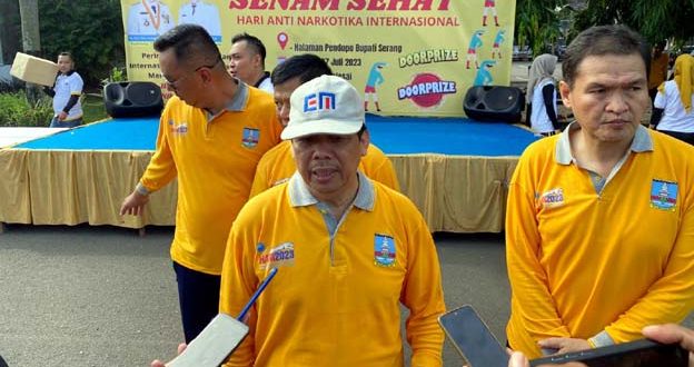 Peringati HANI, Pemkab Serang Gelar Senam Sehat