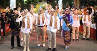 Karnaval Budaya Apeksi, Pilar Saga Kenalkan Batik Khas Tangsel