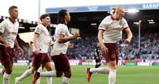 Pertandingan Liga Premier, Burnley vs Manchester City: Skor 0-3