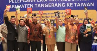 Pemkab Tangerang Bersama UMT Lepas Produk Makanan IKM ke Taiwan