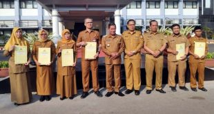 220 PNS di Lingkungan Pemkot Serang Terima SK Kenaikan Pangkat