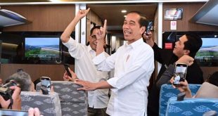 Presiden Jokowi Lakukan Uji Coba Kereta Cepat Jakarta-Bandung