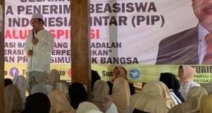 Mantul! Partai Gerindra Bagikan Beasiswa PIP Kepada Ribuan Masyarakat, Turidi: Gunakan Untuk Penopang Sekolah