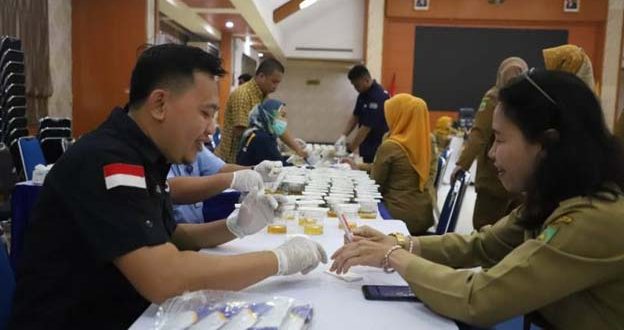 Pemkot Tangerang Gelar Tes Urine Ratusan ASN dan THL