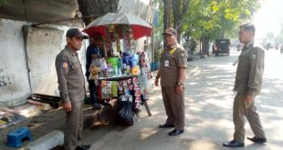 Tramtib Kecamatan Batuceper Tertibkan PKL Secara Rutin