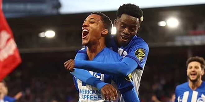 Brighton Kalahkan Nottingham Forest dengan Skor 3-2