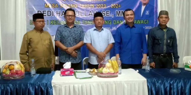 Anggota Komisi IV DPRD Terima Usulan Warga Tanah Tinggi Terkait Jalan Lingkungan