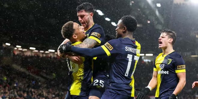 Bournemouth Kalahkan Manchester United dengan Skor 3-0